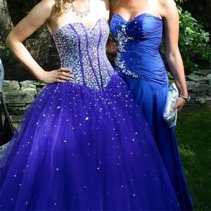LEFT GORGEOUS PRINCESS STYLE PROM DRESS